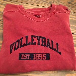 Comfort Color Red Crew Sweat Shirt